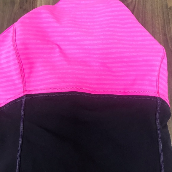 Lululemon Halter Athletic Yoga Top Pink & Navy Size 4 - Picture 2 of 6